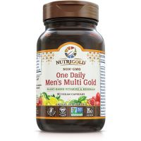 NutriGold Vitamins - One Daily Men's Multi Gold - Whole Food / Plant Based